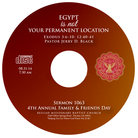 1063 Egypt is Not Your Permanent Location (CD)