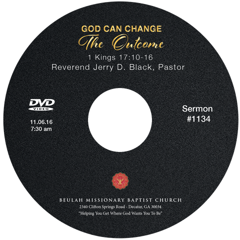 1134 God Can Change the Outcome (CD)
