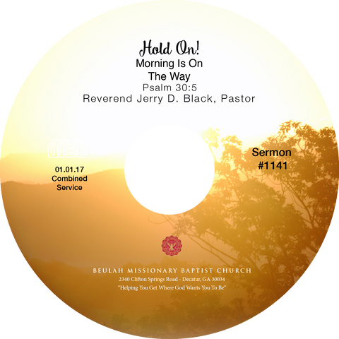 1141 Hold On Morning is Coming (CD)