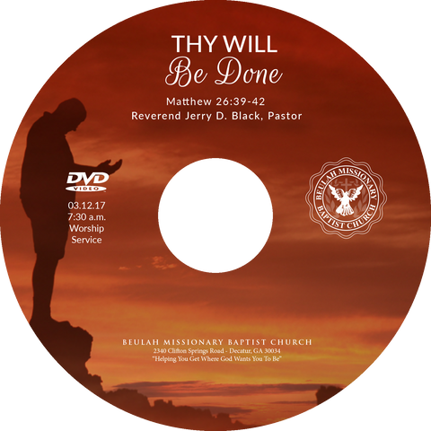 Sermon 1148 Thy Will Be Done (CD)