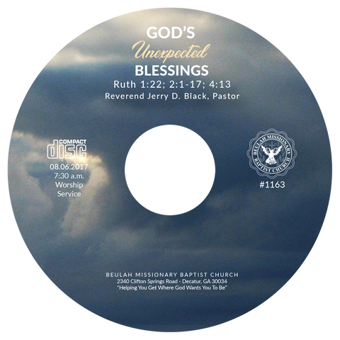 1163 God's Unexpected Blessings (CD)