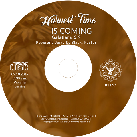 1167 Harvest Time is Coming (CD)