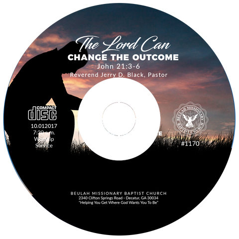 1170 The Lord Can Change The Outcome (CD)