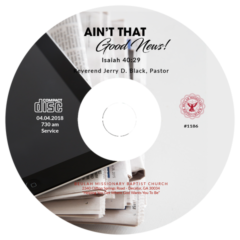 1186 Ain't That Good News (CD)