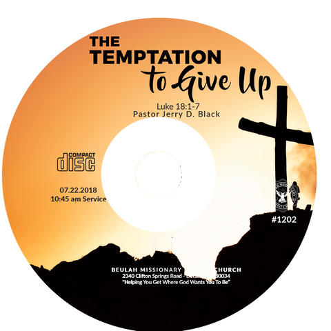 1202 The Temptation To Give Up (CD)